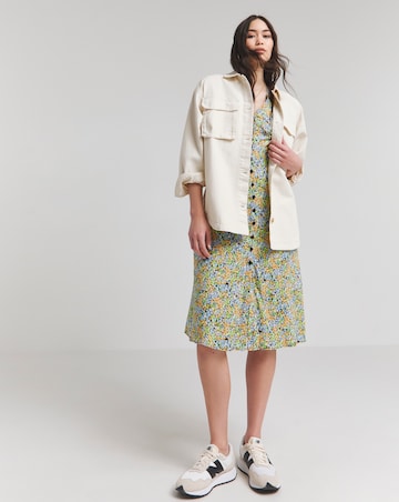 Nobody's Child Wildflower Print Alexa Midi Tea Dress