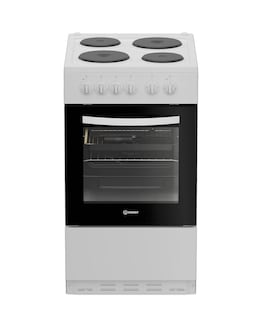 Indesit I5E3KMW 50cm Electric Single Cooker - White + Installation