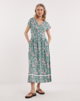 Julipa V Neck Jersey Dress