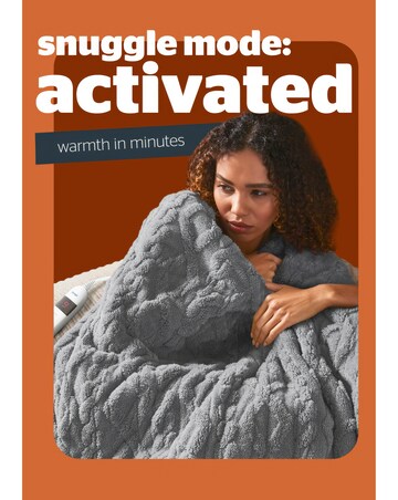 Silentight Luxury Super Cosy Heated Throw - Grey