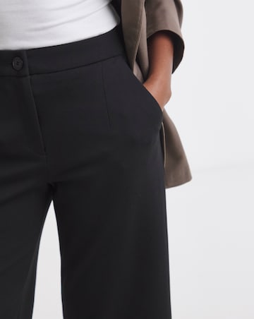 Black Ponte Straight Leg Trouser