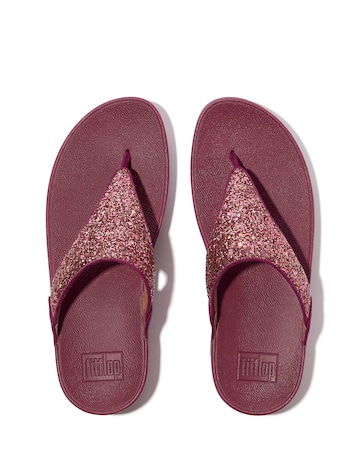 Fit Flop Lulu Glitter Toe-Post Sandals Standard Fit