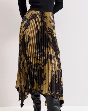 Phase Eight Jenifer Foil Print Woven Hem Dress