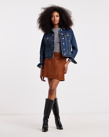 Simply Be Vintage Wash Authentic Stretch Denim Jacket