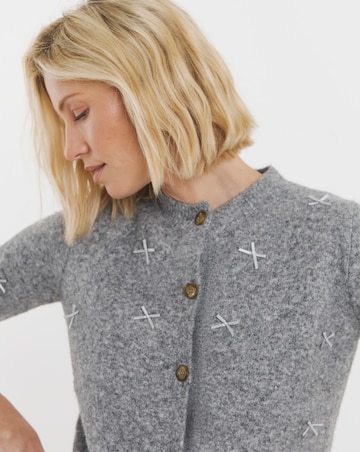 Bow Short Sleeve Cardigan