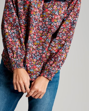 Joules Curved Yoke Top With frill