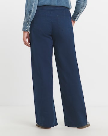Indigo Weekender Wide Leg Jegging