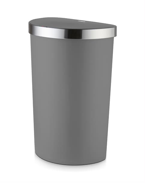 Tower Grey 50L Curved Sensor Bin