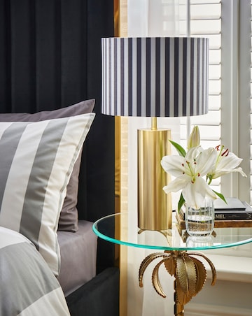 Joanna Hope Siera Striped Table Lamp