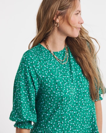 Soft Touch Seam Detail Smock Dress