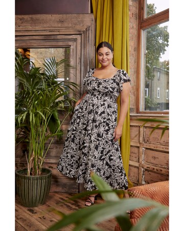 FatFace Dahlia Botanical Midi Dress