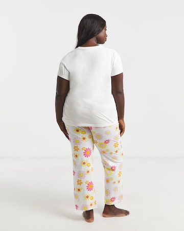 Smiley World Cotton Wide Leg Pyjama Set