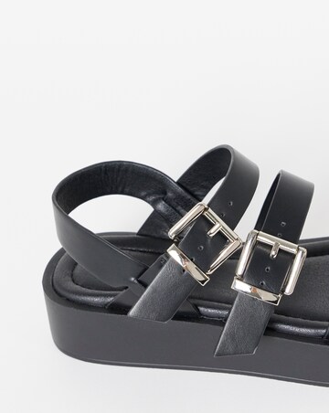 Hawk Multi Strap Buckle Sandals - Extra Wide Fit (EEE)