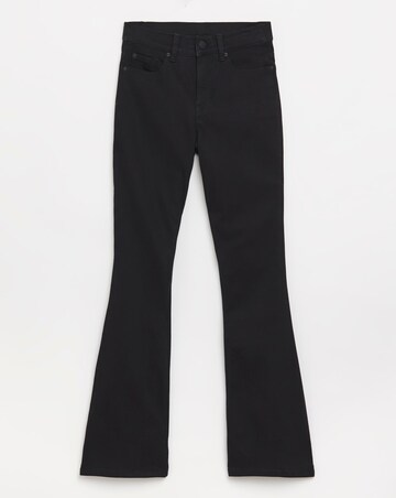 Black 24/7 Stretch Flared Jeans