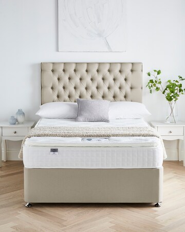 Silentnight 1000 Pocket Pillowtop Memory Divan Set with 4 Drawers