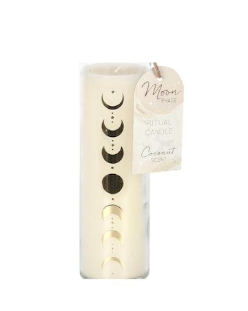 Moon Phase Coconut Candle
