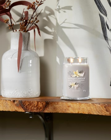 Yankee Candle Signature Large Jar Smoked Vanilla & Cashmere