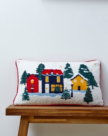 Christmas Village Cushion