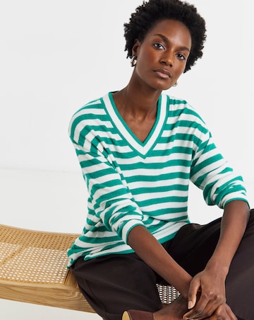 Soft Touch V-Neck Longline Top