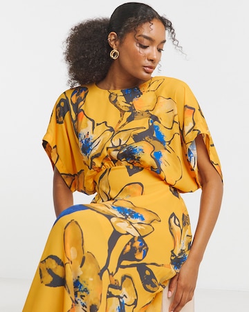 Joanna Hope Drape Sleeve Dress