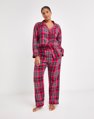 Check Button Through Pyjama Set