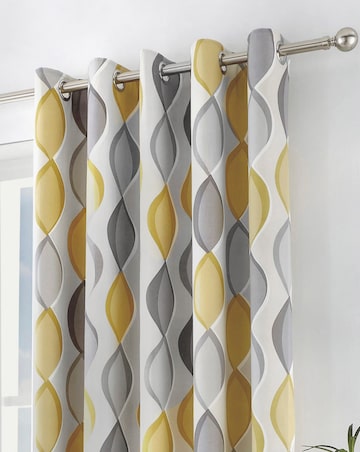 Fusion Lennox Eyelet Curtains