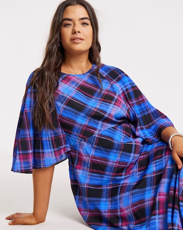 Joanna Hope Stripe Print Tea Dress