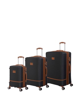 IT Luggage Replicating 3pc Suitcase Set - Charcoal
