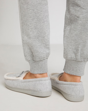 Loretta Ballet Slipper With Bow - Wide Fit (E)