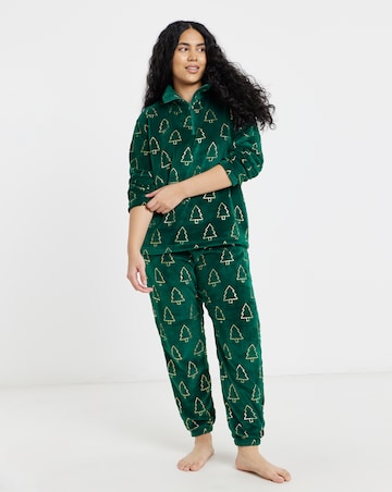 Pretty Secrets Christmas Quarter Zip Fleece Twosie