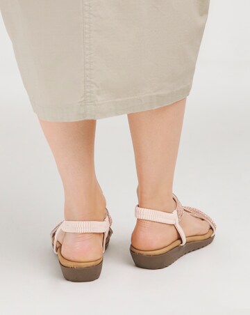 Kay Diamante Comfort Elastic Sandal - Extra Wide Fit (EEE)