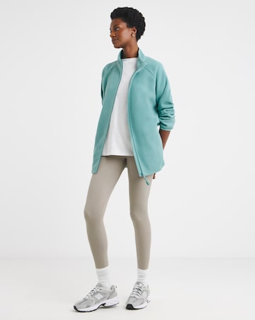 Zip Through Longline Fleece