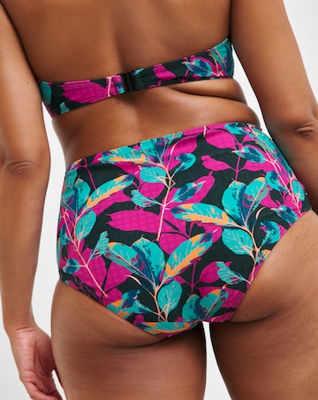 Joe Browns Floral Print High Waist Bikini Bottoms