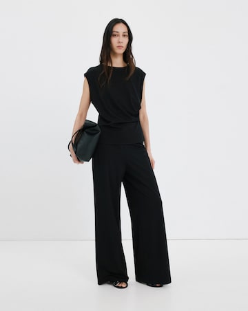 Mango Candelo Straight-Fit Trousers With Elastic Waist