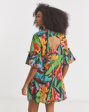 Native Youth Printed Dobby Maxi Dress