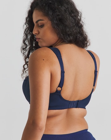 Miss Mary of Sweden Lovely Lace Support Non Wired Bra Dark Blue
