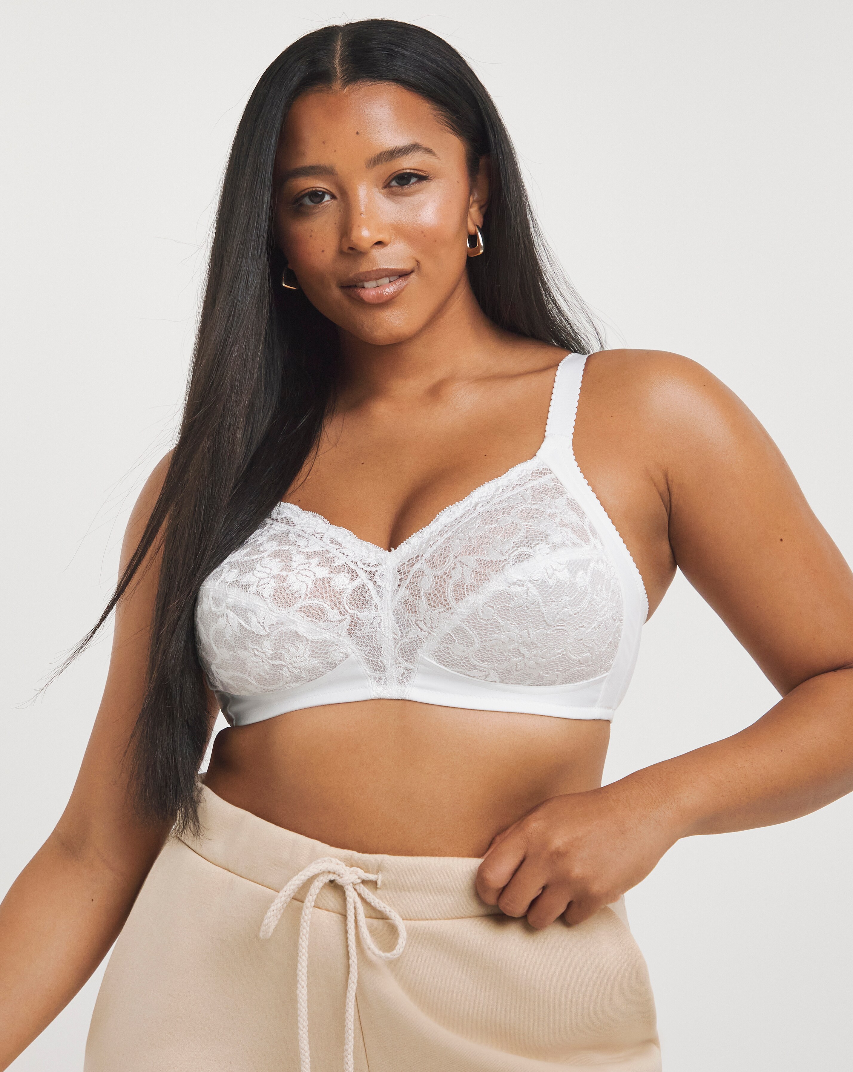 Triumph Delicate Doreen Full Cup Non Wired Bra White