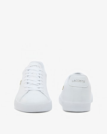 Lacoste Lerond Set Leather Trainer - White