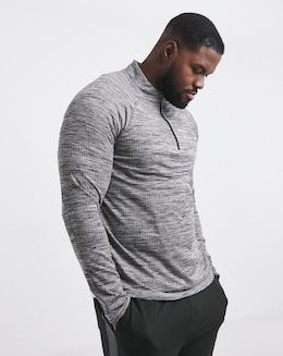 Active Grid Fleece Lined Track Top