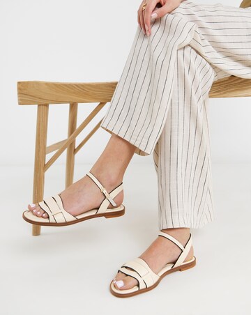 Lucia Woven Two Part Sandals - Extra Wide Fit (EEE)