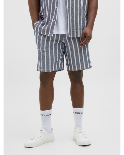 Jack & Jones Coba Stripe Short - Blue