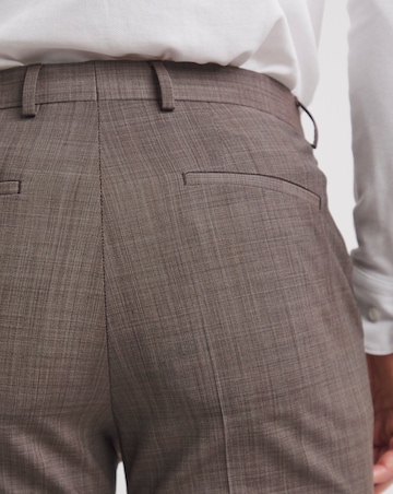 BOSS Beige Wool Mix Suit Trouser