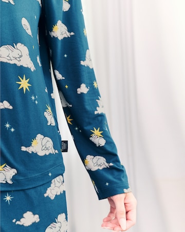 Chelsea Peers Jersey Crew Neck Rabbit Print Pyjama Set