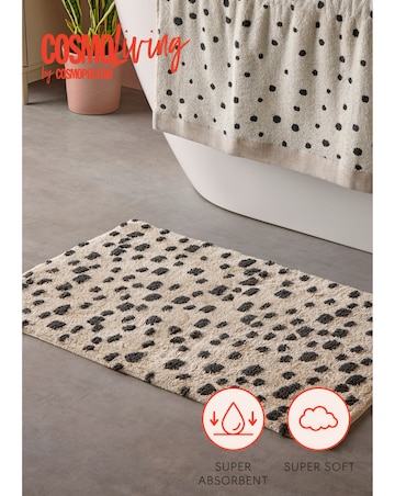 Cosmo Spot Cotton Bath Mat