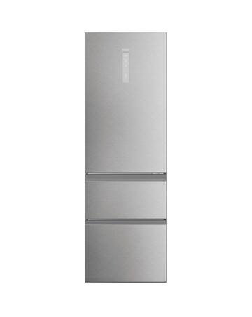 Haier HTW5618ENMG Combi Series 5 180cm Fridge Freezer - Inox