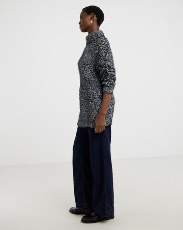 Mono Textured Roll Neck Tunic