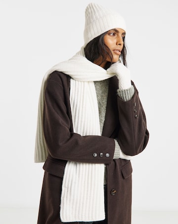 Sequin Detail Scarf, Hat & Glove Set