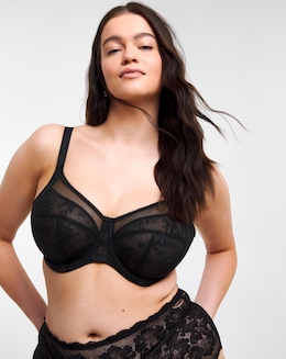 Goddess Verity Full Cup Wired Bra Black
