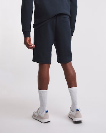 BOSS Navy Circle Logo Sweat Short