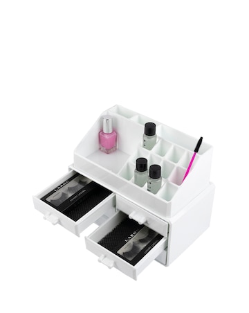 LaRoc Cosmetic Organiser - White